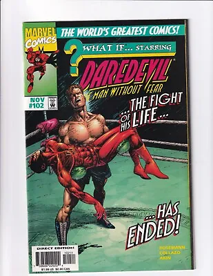 Buy What If..102 VF/NM Daredevil The Fight Of His Life Has Ended Bagged And Boarded • 3.16£
