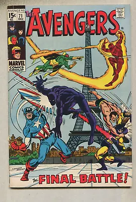 Buy The Avengers #71 FN 1st Invadere, The Final Battle  Marvel Comics    SA • 39.52£