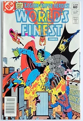 Buy World's Finest #284 (1982) Team Up W Legion Of Super-Heroes V Composite Superman • 20.58£