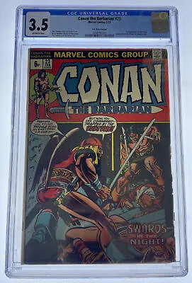 Buy Conan The Barbarian #23 CGC Grade 3.5 1973 Marvel Comics 1st App Red Sonja • 244.95£