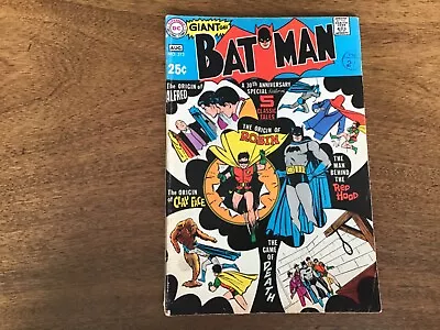 Buy DC Comics Batman Giant  Issue 213 August 1969 Comic========== • 26.49£