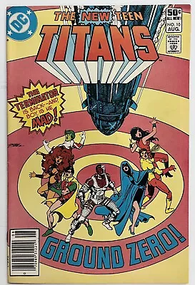 Buy The New Teen Titans #10 - 3RD Appearance Of Deathstroke, Newsstand, NM- • 9.48£