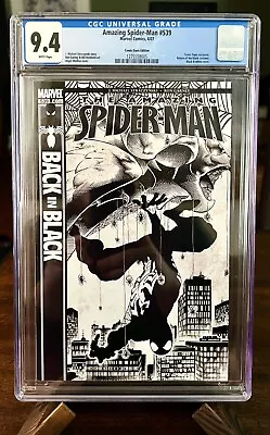 Buy Amazing Spider-Man #539 CGC 9.4 - Black & White Exclusive Oasis Variant, 2007 • 70.17£