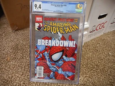 Buy Amazing Spiderman 565 Cgc 9.4 Marvel 2008 1st Appearance New Kraven The Hunter • 31.62£