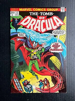 Buy TOMB OF DRACULA #12 September 1973 2nd Appearance Of Blade Major KEY ISSUE • 184.81£