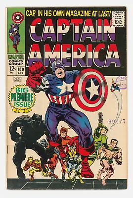 Buy Captain America #100 VFN- 7.5 Avengers Vs Baron Zemo • 349£