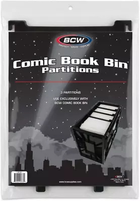 Buy Short Comic Book BIN PARTITIONS - Black • 12.42£