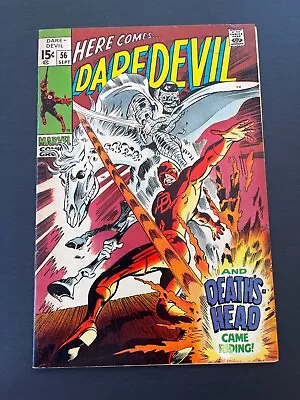 Buy Daredevil #56 - 1st Appearance Of Deaths-Head (Marvel, 1969) VF • 20.29£