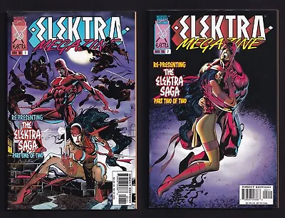 Buy Elektra Megazine #1 & #2 Reprints Daredevil 168/190/177-181  1996 Frank Miller • 12.69£