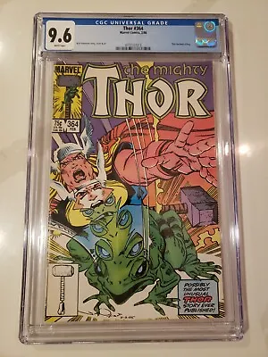 Buy Thor 364 CGC 9.6 Marvel Comic 1986 Throg! • 62.55£