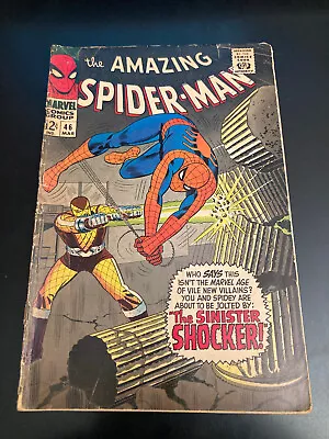 Buy AMAZING SPIDER-MAN #46 (Marvel/1967) **Early Spidey—Key 1st Shocker!** • 87.06£