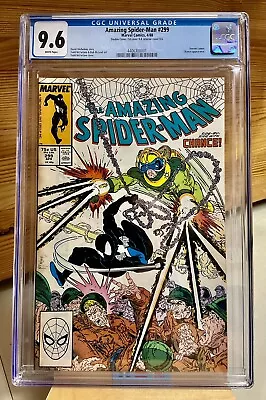 Buy Marvel- Amazing Spider-Man #299 (1988) CGC 9.6 DOUBLE COVER. 1st Venom (Cameo) • 1,598.24£