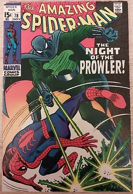 Buy 1969 Amazing Spider-Man #78 Marvel Comic First Prowler Mid Grade • 127.29£