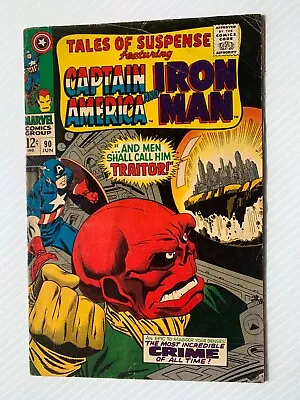 Buy Tales Of Suspense #90 1967 Featuring Capitan America And Iron Man • 76.30£