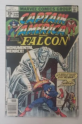 Buy Captain America And The Falcon #222 NEWSSTAND 1978 Marvel Comics • 10.07£