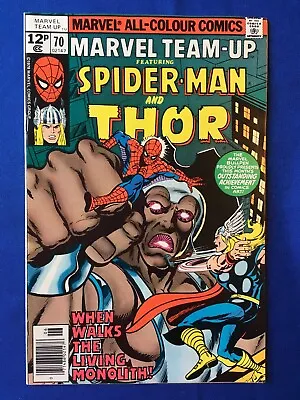 Buy Marvel Team-Up #70 VFN+ (8.5) MARVEL ( Vol 1 1978) Spider-Man, Thor (2) • 10£
