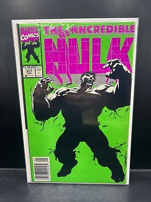 Buy Incredible Hulk 377 1st App Professor Hulk Marvel Comics 1990 Newsstand (B46)(4) • 15.80£