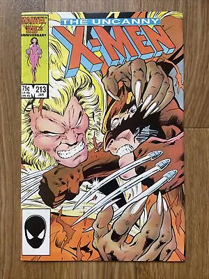 Buy Uncanny X-Men #213 Marvel Comics 1st Cameo Appearance Of Mr. Sinister • 15£