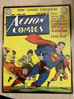 Buy ACTION COMICS 128 1949 SUPERMAN COVER POSTER PRINT 11 X 14 BRAND NEW SEALED • 6.64£