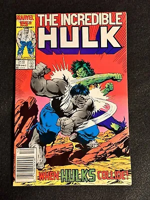 Buy Incredible Hulk #326 Rick Jones Green Vs. Grey Hulk! (Marvel, 1986) • 2.80£