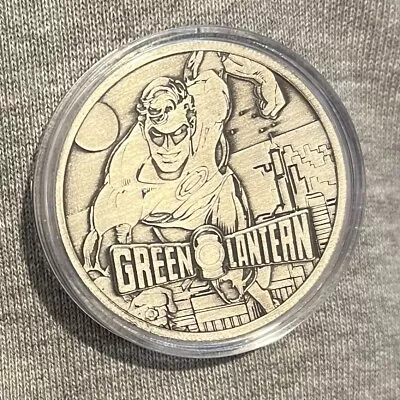 Buy Green Lantern Justice League 38mm Collectors Coin In Protective Capsule • 5.99£