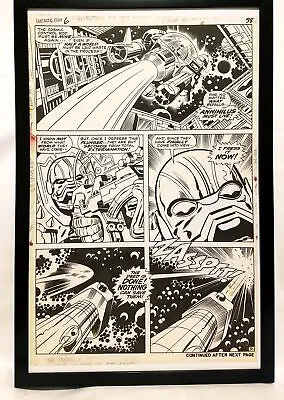 Buy Fantastic Four Annual #6 Pg. 31 By Jack Kirby 11x17 FRAMED Original Art Poster M • 47.61£