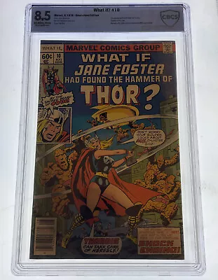 Buy What If? #10 CBCS 8.5 Marvel Comics 1st Jane Foster As Thordis Aug 1978 Thor • 194.95£