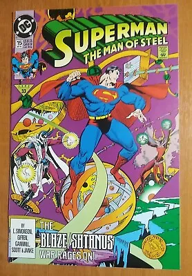 Buy Superman The Man Of Steel #15 - DC Comics 1st Print • 6.99£
