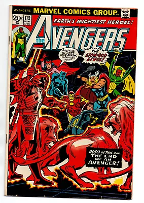 Buy Avengers #112 - 1st Mantis - KEY - Captain America - Iron Man - 1973 - FN • 39.97£
