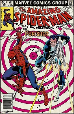 Buy Amazing Spider-Man (1963 Series) #201 'Punisher App.' VG Cond (Marvel, Feb 1980) • 10.53£