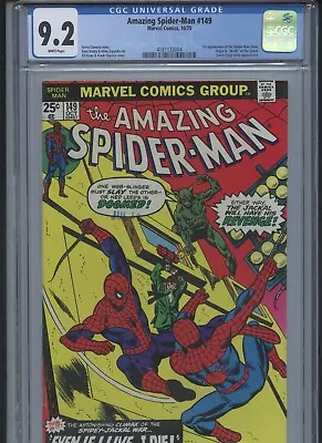 Buy Amazing Spider-Man #149 1975 CGC 9.2 • 292.27£