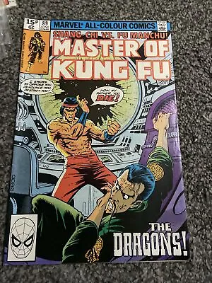 Buy THE HANDS OF SHANG-CHI THE MASTER OF KUNG-FU  89 MARVEL COMICS Rare Comic • 2£
