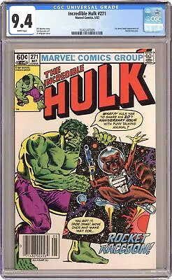 Buy Incredible Hulk #271N Newsstand Variant CGC 9.4 1982 0242247009 • 220.96£