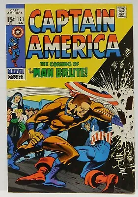 Buy CAPTAIN AMERICA #121 - Colan Art - VG 1970 Marvel Vintage Comic • 12.64£