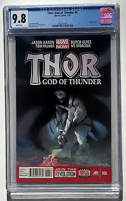 Buy Thor God Of Thunder #6 CGC 9.8 2013  1st App. Knull • 78.64£
