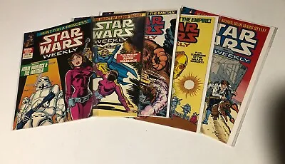 Buy STAR WARS WEEKLY 5 X Issues #71, #72, #74, #76, #77 Marvel Comics UK 1979 • 21.44£