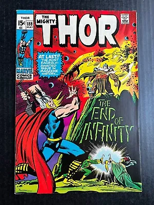 Buy THOR #188 May 1971 Avengers Origin Of INFINITY Loki KEY ISSUE • 36.14£