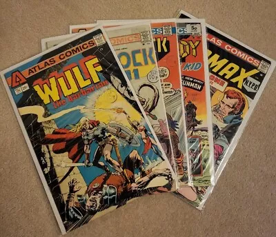 Buy Atlas Comics #1s - Western Action, Police Action,Morlock 2001,Wulf The Barbarian • 20£