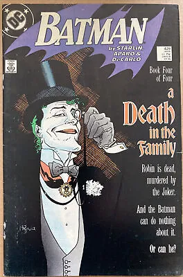 Buy Batman #429 Jan 1989 Part Four Of Four A Death In The Family Iconic Joker Cover • 21.99£