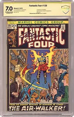 Buy Fantastic Four #120 CBCS 7.0 SS Joe Sinnott 1972 18-089E087-033 • 205.87£