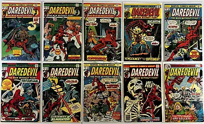 Buy Daredevil #122-130 COMPLETE RUN + 133 Marvel 1975 Lot Of 10 HIGH GRADE VF-NM • 169.70£