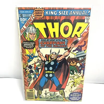 Buy Thor Annual #6  Marvel 1977 Guardians Of The Galaxy  &  2nd App & Origin Korvac • 11.85£