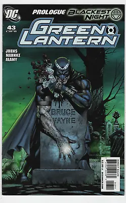 Buy Green Lantern #43  1st Appearance App Black Lanterns DC Comics 2009 Black Hand • 21.37£