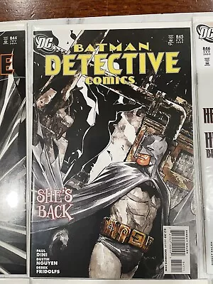 Buy Detective Comics #845, Vol.  #1, (1937-Present), NM  (Any 6 For $12 + $6 Ship) • 1.99£