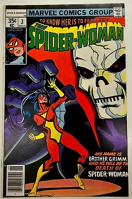 Buy Bronze Age Marvel Comic Spider-Woman Key Issue 3 High Grade FN 1st Brothers Grim • 3.20£