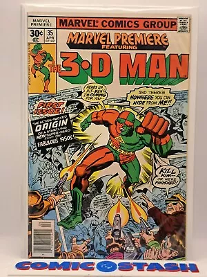 Buy Marvel Premiere #35 - KEY ISSUE! 1ST APPEARANCE OF THE 3-D MAN! FN  • 1.44£