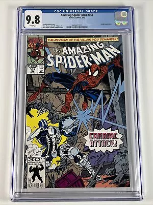 Buy Amazing Spider-Man #359 CGC 9.8 (1992) Carnage Cameo | Marvel Comics • 103.93£