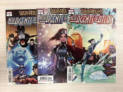 Buy War Of The Realms New Agents Of Atlas #1 Set 1st, 2nd, & 3rd Print Marvel 2019 • 59.36£