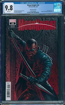Buy Moon Knight #20 CGC 9.8 Blade Black History Month Variant Cover Marvel 2023 • 35.56£