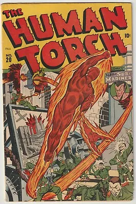 Buy Human Torch #20    (Timely Comics 1945)   VG/FN (Rare Golden Age Book) • 1,995£
